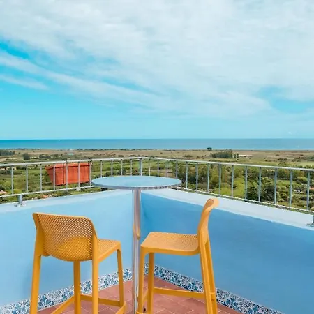 Apartment Panoramic Loft Fora E ' Muros With Sea View Common Terrace , Ammentos Posada (Sardinia)